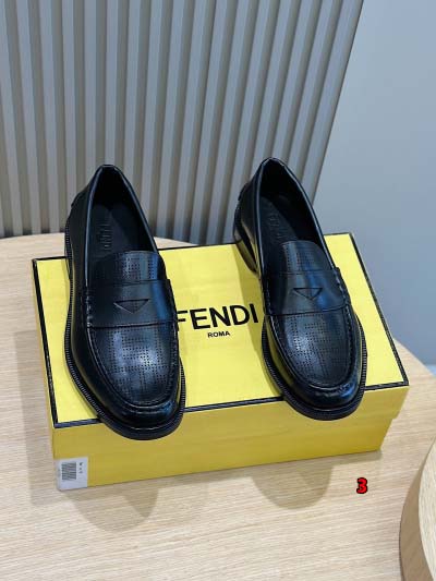 2024年9月29日早秋原版復刻新品入荷 FENDI 革靴3...