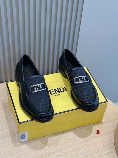 2024年9月29日早秋原版復刻新品入荷 FENDI 革靴3...