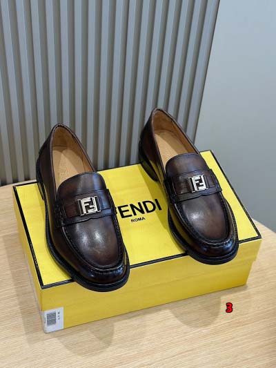 2024年9月29日早秋原版復刻新品入荷 FENDI 革靴3...