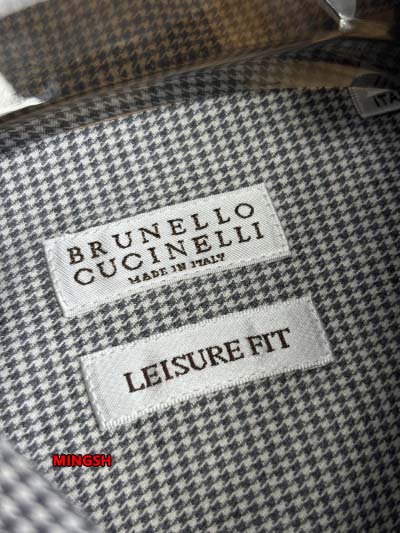 2024年10月15日秋冬高品質新品入荷 Brunello Cucinelli  厚手長袖 シャツ msh工場 S-XXL