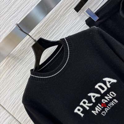 2024年10月21日秋冬高品質新品入荷PRADA カシミヤ セーター上下セットです  KL工場