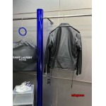 2024年秋冬原版復刻新品入荷イヴサンローラン本革ジャケットアウター mm工場 S-XXL