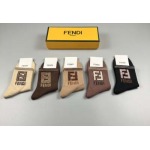 2024年秋冬新品人気 FENDI  靴下一箱5足セット