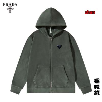 2024年11月19日秋冬新品入荷PRADA ペレットフロック パーカー  zhan工場