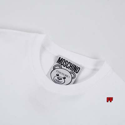 2025年高品質 新品春夏MOSCHINO 半袖Tシャツ 綿 Tシャツ 男女兼用 HUAREN工場