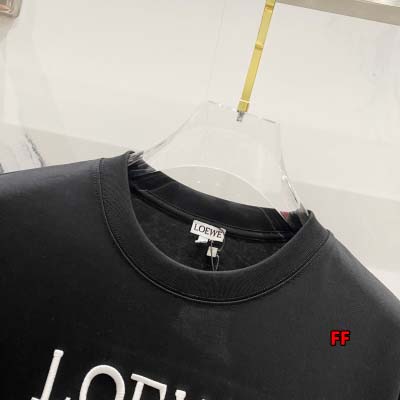 2025年新作早春  LOEWE半袖 Tシャツ 綿 男女兼用  FF工場