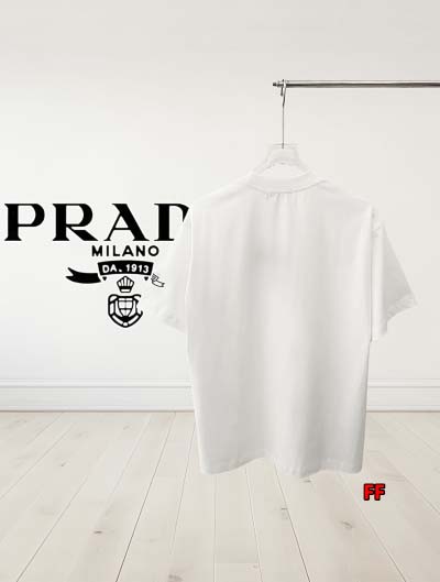 2025年新作早春PRADA 半袖 Tシャツ 綿 男女兼用  FF工場 S-XL