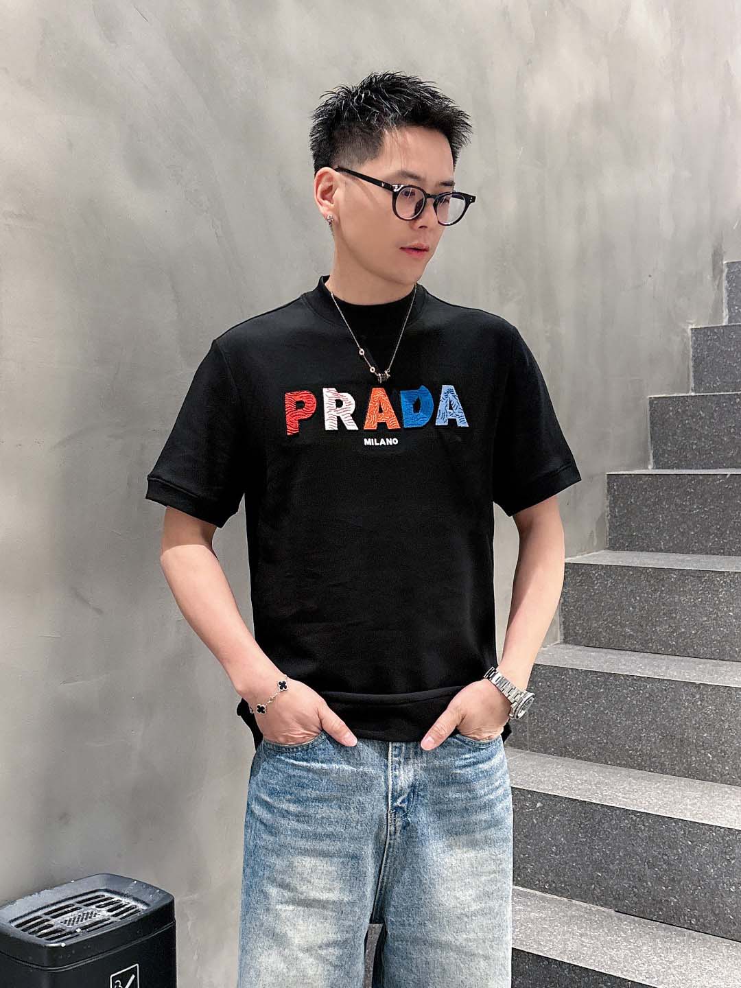 2025年早春新品PRADA半袖 Tシャツ  chengyuan工場