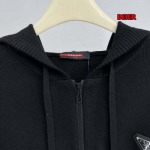 2024年12月5日秋冬高品質新品入荷 PRADA セータージップアップパーカー  beier工場