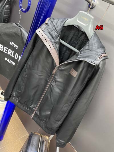 秋冬原版復刻 新品 Berluti 本革 ジャケットアウター...