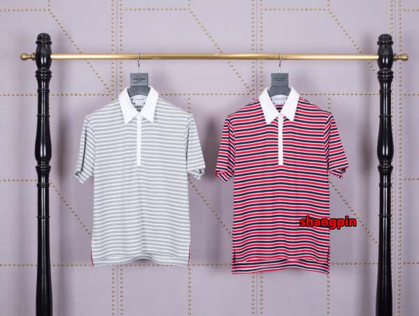 2025年春夏高品質新品 THOM BROWNE ポロシャツ...