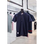 2025年春夏高品質新品 THOM BROWNE ポロシャツ半袖 Tシャツ shp工場