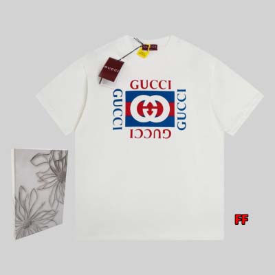 2025年高品質 新品春夏グッチ 半袖Tシャツ 綿 Tシャツ...