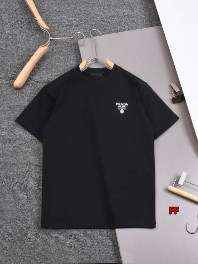 2025年高品質 新品春夏PRADA  半袖Tシャツ 綿 T...