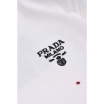 2025年高品質 新品春夏PRADA  半袖Tシャツ 綿 Tシャツ 男女兼用 HUAREN工場