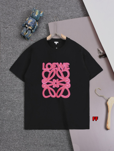 2025年新品春夏LOEWE 半袖Tシャツ 綿 Tシャツ 男...