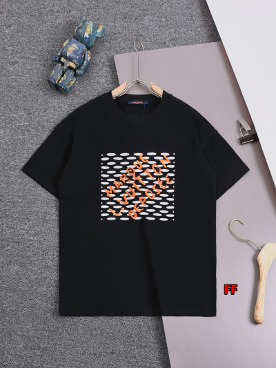 2025年新品春夏ルイヴィトン 半袖Tシャツ 綿 Tシャツ ...