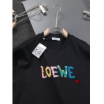 2025年新品春夏LOEWE 半袖Tシャツ 綿 Tシャツ 男女兼用 HUAREN工場