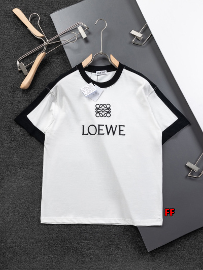 2025年新品春夏LOEWE 半袖Tシャツ 綿 Tシャツ 男...