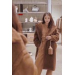 原版復刻秋冬Maxmara teddy ウールコート 女性 ag工場