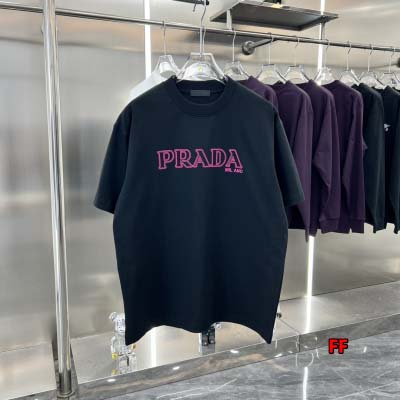 2025年新作春夏 PRADA 半袖 Tシャツ 綿  boc...