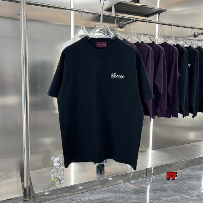 2025年新作春夏 グッチ半袖 Tシャツ 綿  boch工場