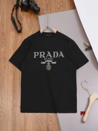 2025年新作春夏PRADA半袖 Tシャツ 綿  boch工...