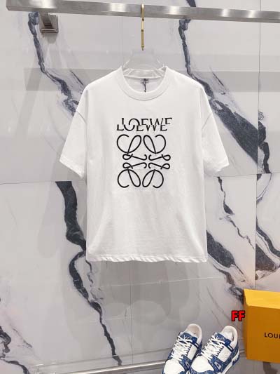 2025年新作早春 LOEWE半袖 Tシャツ 綿 男女兼用 ...