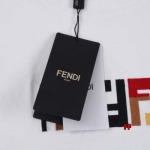 2025年新作早春 FENDI半袖 Tシャツ 綿 男女兼用  FF工場