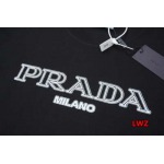 2025年春夏新作入荷PRADA  半袖 Tシャツ 280g 綿 LWZ工場