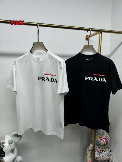 2025年春夏高品質新品 PRADA  半袖 Tシャツ YI...