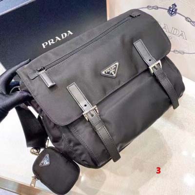 2025年早春新品入荷PRADA  バッグの男性 3工場