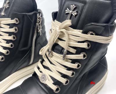 2025年原版復刻新作入荷 RickOwensX Chrome Hearts 長靴 スニーカー DU工場35-46