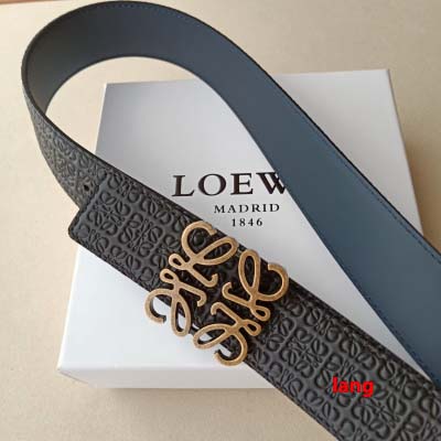 2025年早春新品入荷 LOEWE 本革 ベルト LANG工場