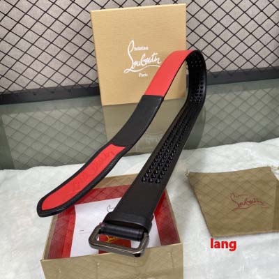 2025年早春新品入荷  Christian Louboutin 本革 ベルト LANG工場