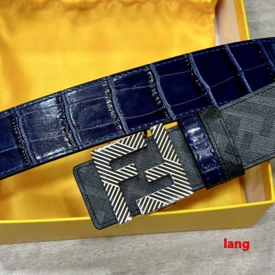 2025年早春新品入荷 FENDI 本革 ベルト LANG工場