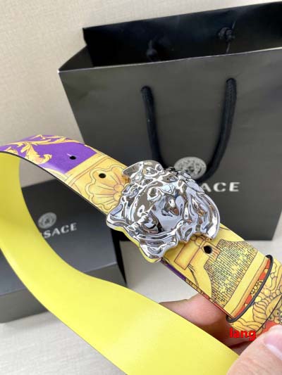 2025年早春新品入荷 VERSACE 本革 ベルト LANG工場