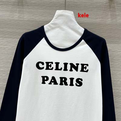 2025年早春高級N品新品CELINE 長袖 Tシャツ KL工場