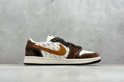 2025年1月27日新品入荷 Travis Scott x Nike Air Jordan 1 Low x The North Face Aスニーカー/ランニングシューズ/カジュアルシューズ