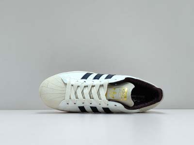 2025年1月30日新品入荷Wales Bonner x Adidas SuerstarWonder White-Collegiate Navyスニーカー/ランニングシューズ/カジュアルシューズ