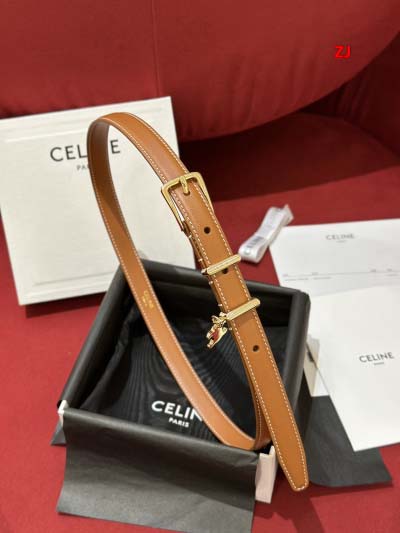 2025年早春新品入荷CELINE 女性本革 ベルト ZJ工...