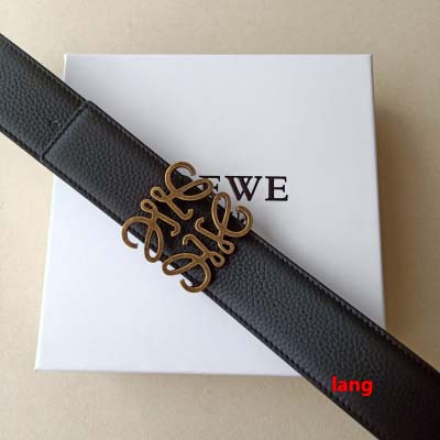 2025年早春新品入荷 LOEWE 本革 ベルト LANG工...