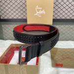 2025年早春新品入荷  Christian Louboutin 本革 ベルト LANG工場