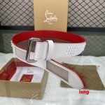 2025年早春新品入荷  Christian Louboutin 本革 ベルト LANG工場