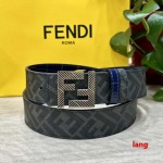 2025年早春新品入荷 FENDI 本革 ベルト LANG工場