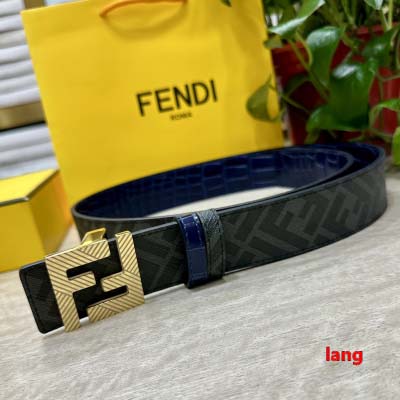 2025年早春新品入荷 FENDI 本革 ベルト LANG工...