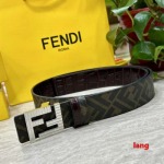 2025年早春新品入荷 FENDI 本革 ベルト LANG工場