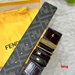 2025年早春新品入荷 FENDI 本革 ベルト LANG工場