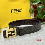 2025年早春新品入荷 FENDI 本革 ベルト LANG工場