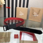 2025年早春新品入荷 Christian Louboutin 本革 ベルト LANG工場